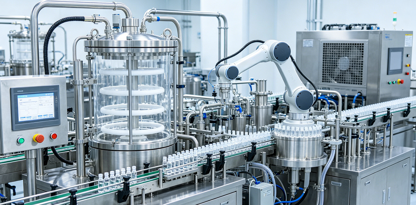 全自动一体化冻干粉生产线